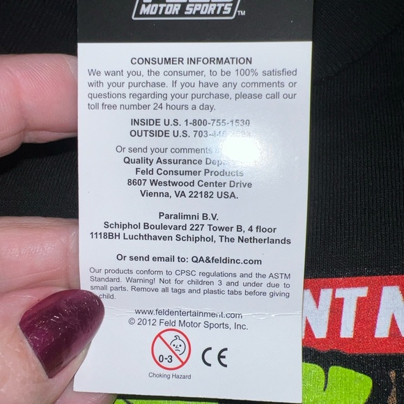 Monster Truck Series Monster Jam Teenage Mutant Turtles Black TShirt YM 2012 VTG - Picture 5 of 16